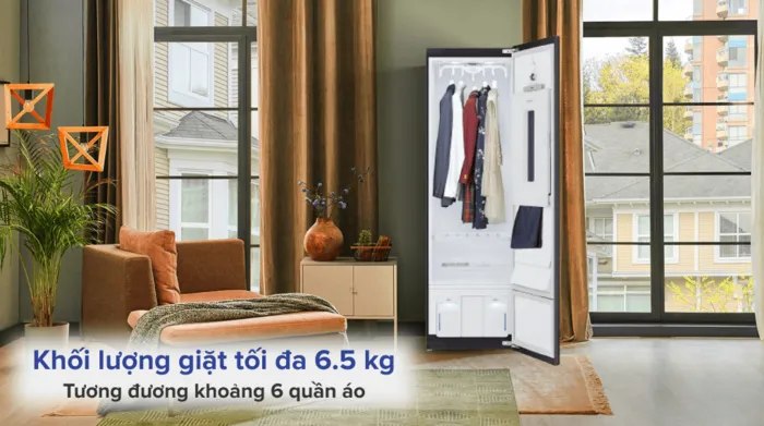 Khối lượng giặt 6.5 kg